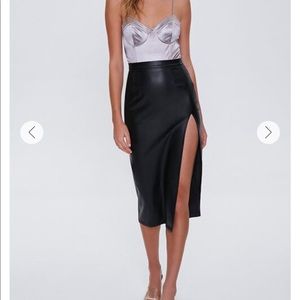 Forever 21 pleather skirt